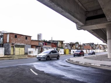 Sao Paulo, Brezilya, 05 Ocak 2007: Old Street şehirde çevre Sao Paulo, Brezilya