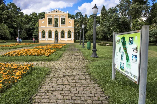 Curitiba Parana Brésil Décembre 2018 Touristes Visitent Reproduction Façade Casa — Photo