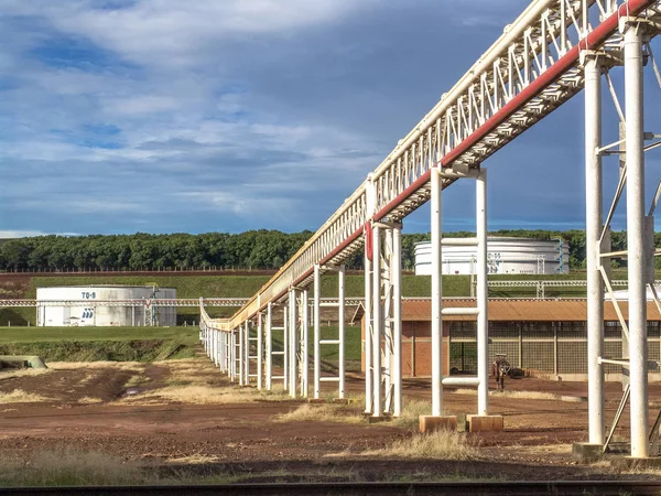 Piracicaba Sao Paulo Brazylia Marca 2005 Ogromne Zbiorniki Paliwa Etanolu — Zdjęcie stockowe