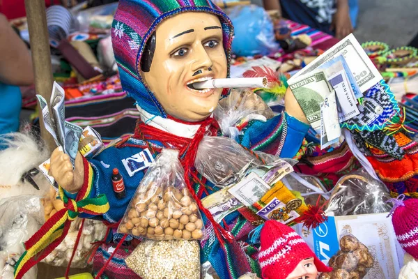 Sao Paulo Brazil January 2008 Ekeko God Abundance Prosperity Statuette — Stock Photo, Image