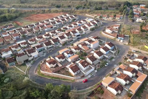 Pompeia Sao Paulo Brasilien August 2019 Luftaufnahme Der Baustelle Standardisierter — Stockfoto