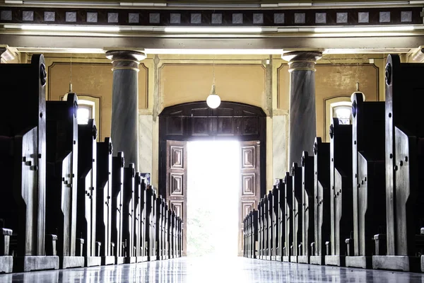 Marilia São Paulo Brasil Setembro 201 Dentro Catedral São Bento — Fotografia de Stock