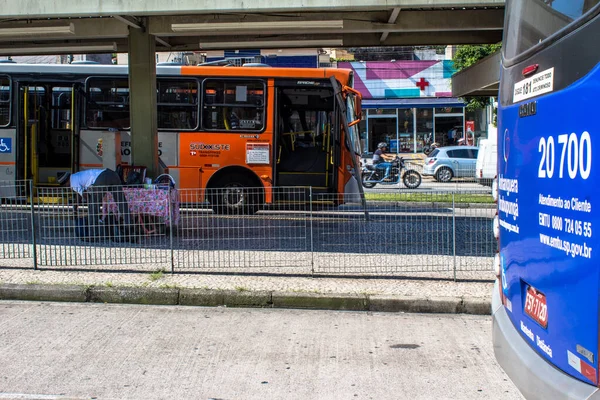Sao Paulo Brazília 2015 Szeptember Vila Madalena Bus Terminal Sao — Stock Fotó