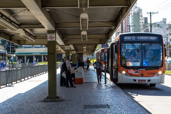 Sao Paulo Brasil Septiembre 2015 Terminal Autobuses Vila Madalena Sao —  Fotos de Stock