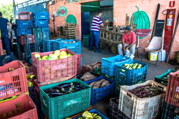 Marilia San Paolo Brasile Marzo 2019 Frutta Verdura Sono Vendute — Foto Stock