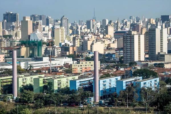 Skyline Sao Paulo City Brazil — стокове фото