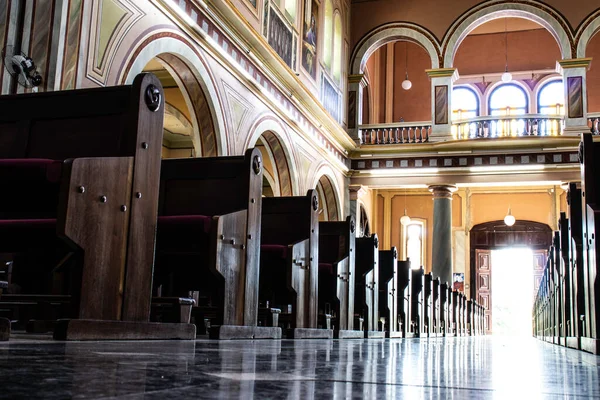 Marilia São Paulo Brasil Setembro 2019 Dentro Catedral São Bento — Fotografia de Stock