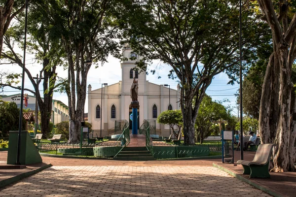 Platina Σάο Πάολο Βραζιλία Νοεμβρίου 2019 Πρόσοψη Της Εκκλησίας Της — Φωτογραφία Αρχείου