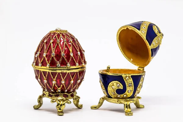 Lembrança Russa Cópia Caixão Ovo Faberge — Fotografia de Stock