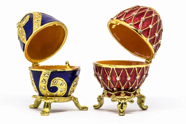 Lembrança Russa Cópia Caixão Ovo Faberge — Fotografia de Stock