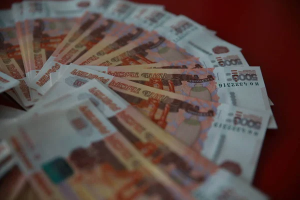 Bundel van Russische geld een miljoen Rechtenvrije Stockafbeeldingen