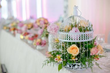 Düğün süslemeleri ayrıntılarını