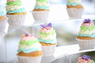 Ayrıntı tatlılar çikolata üzerinde kapatın