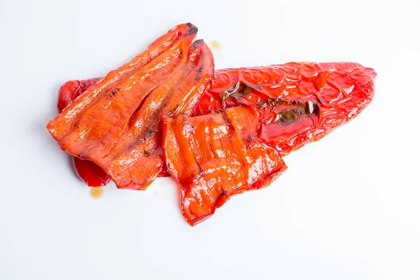 Nahaufnahme von gegrilltem Paprika — Stockfoto