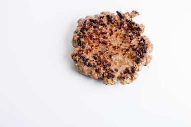 Burger patty Üstten Görünüm