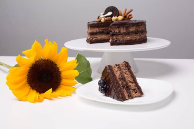 Beyaz bir masada kavramsal tatlılara yakın durun.