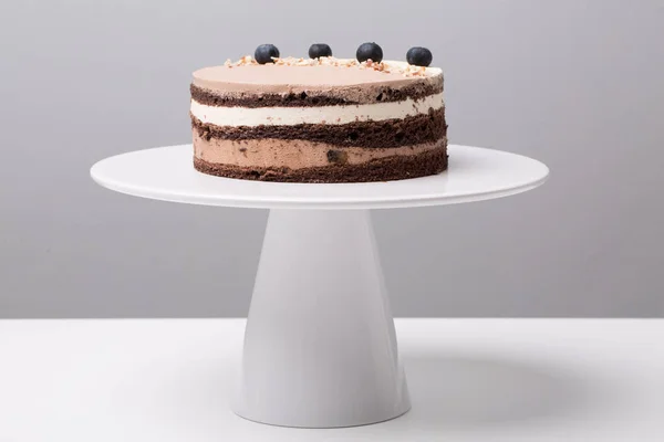 Close up of conceptual sweets, on a white table — Stock Photo, Image