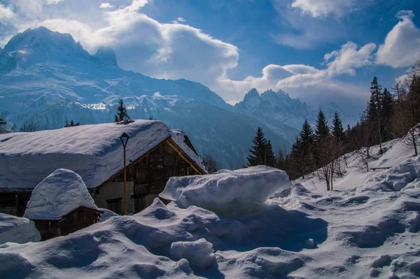 Trelechamps, chamonix, haute savoie, france — стоковое фото