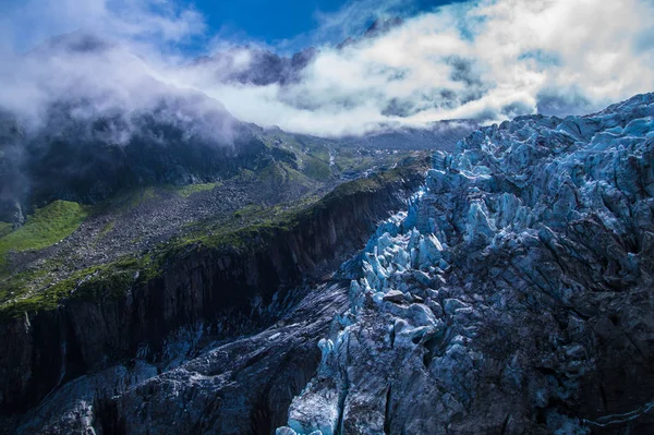 Ledovec argentiere, chamonix, Savojsko, Francie — Stock fotografie