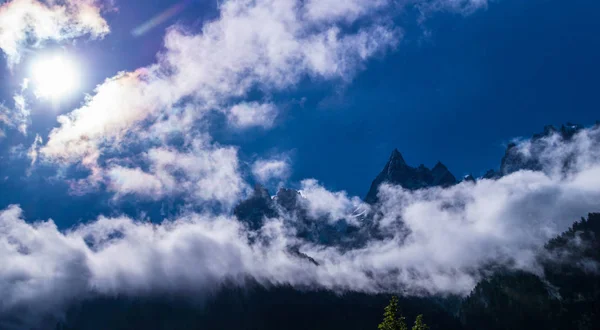 Chamonix nadeln, chamonix, haute savoie, frankreich — Stockfoto