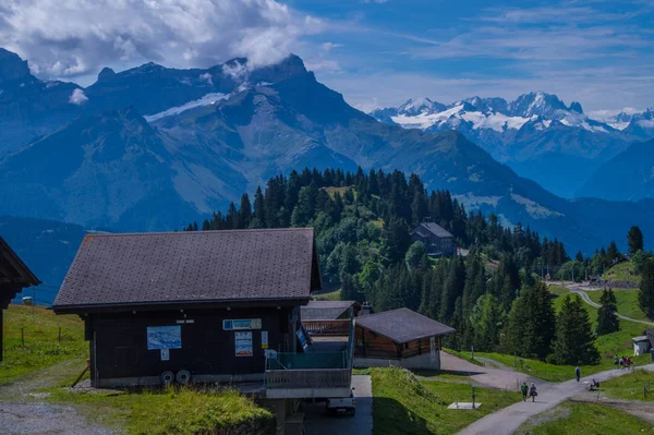 Sjön chavonnes, bretaye, vaud, Schweiz — Stockfoto