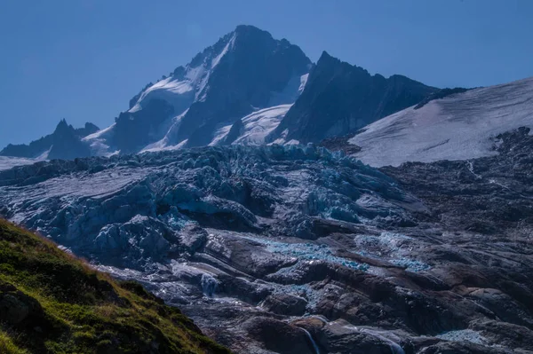 Glaciar de gira, chamonix, haute savoie, francia —  Fotos de Stock