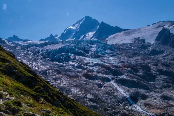 Glaciären av tour, chamonix, haute savoie, Frankrike — Stockfoto