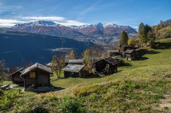 Herbst in den Schweizer Alpen — Stockfoto