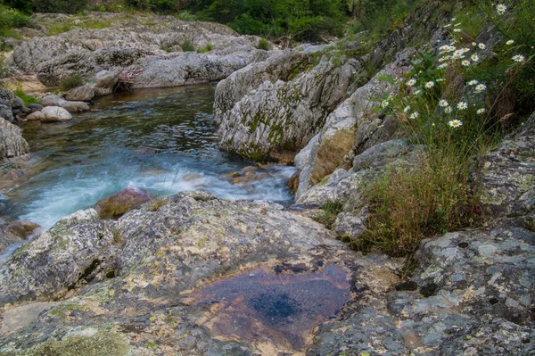 Gargantas de baume, ardeche, franche — Fotografia de Stock