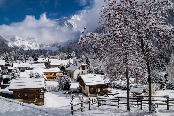 Trelechamps, chamonix, haute savoie, Francja — Zdjęcie stockowe