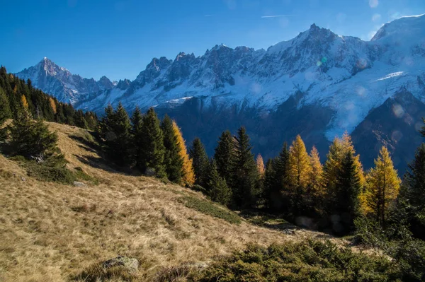 Hösten i franska Alperna — Stockfoto