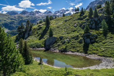 Lake thuilette, la thuile, val özerk, İtalya