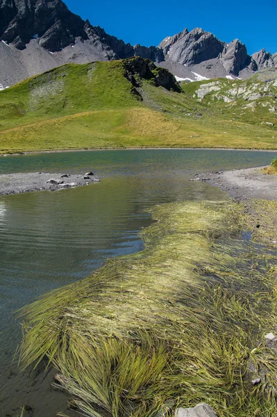 Lake Verney, petit saint bernard, val d 'aoste, italy — Stok Foto