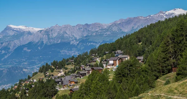 Chandolin, valais, suizos — Foto de Stock