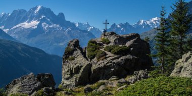 Massif du mont Blanc, la loriaz, vallorcine, Haute Savoie, Fransa