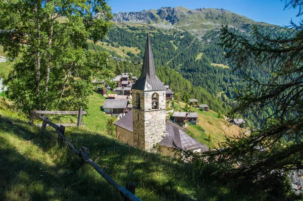 Chandolin, valais, swiss — Stock fotografie