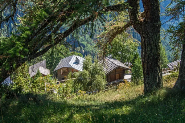 Chandolin, valais, suíço — Fotografia de Stock