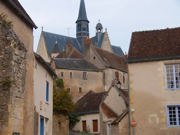 Montresor, indre et loire, touraine, france — стоковое фото