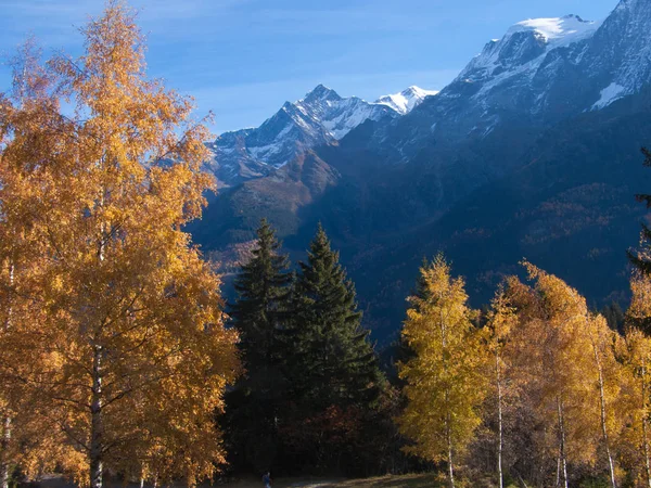 Col Joly Comtamines Montjoie Haute Savoie Francja — Zdjęcie stockowe