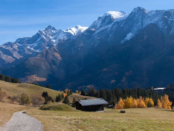 Col Joly Comtamines Montjoie Haute Savoie Francia —  Fotos de Stock