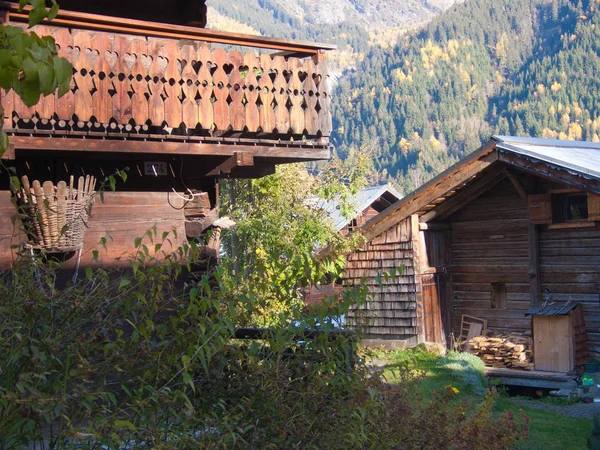 Col Joly Comtamines Montjoie Haute Savoie França — Fotografia de Stock