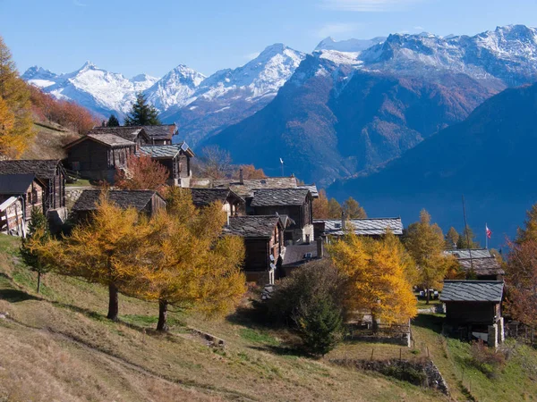 Ausserberg Valais Sviçre — Stok fotoğraf