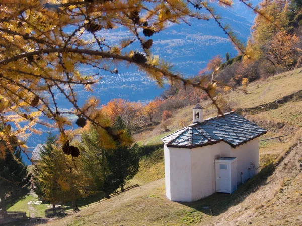 Ausserberg Valais Sviçre — Stok fotoğraf