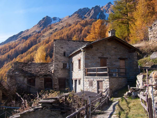 Thuile Vallon Elevaz Val Özerk Talya — Stok fotoğraf