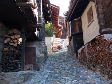Paysage du valais, suisse