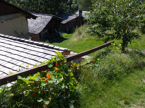 Paysage Valais Suisse — Zdjęcie stockowe