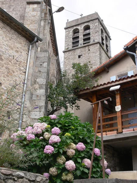 Antraigues sur volane, ardeche, frança — Fotografia de Stock