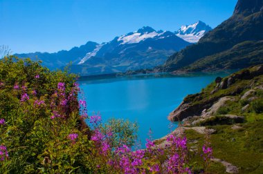 Baraj emosson, valais, İsviçre