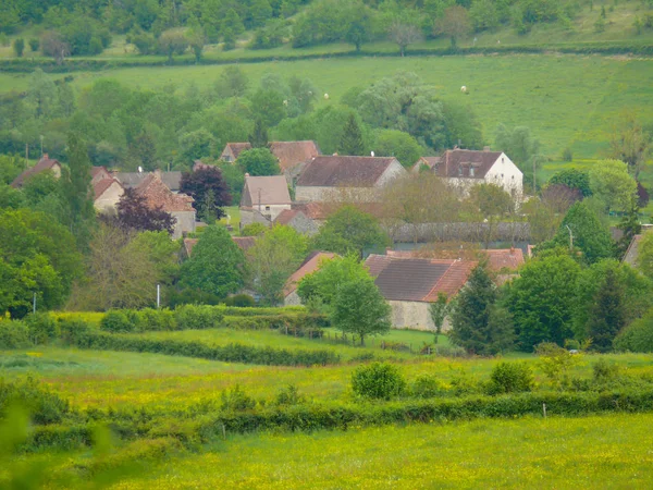 Colonges en charolais, saone et loire,法国 — 图库照片