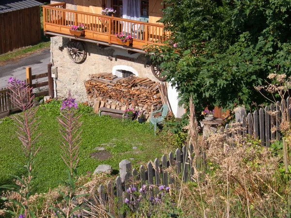 Santo jean d 'arves, haute savoie, frança — Fotografia de Stock